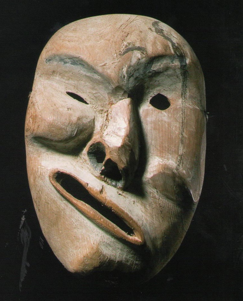 Masques dans l'art Masque-inuit-yukon