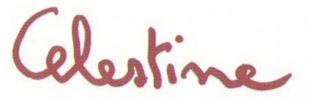 celestine sign2